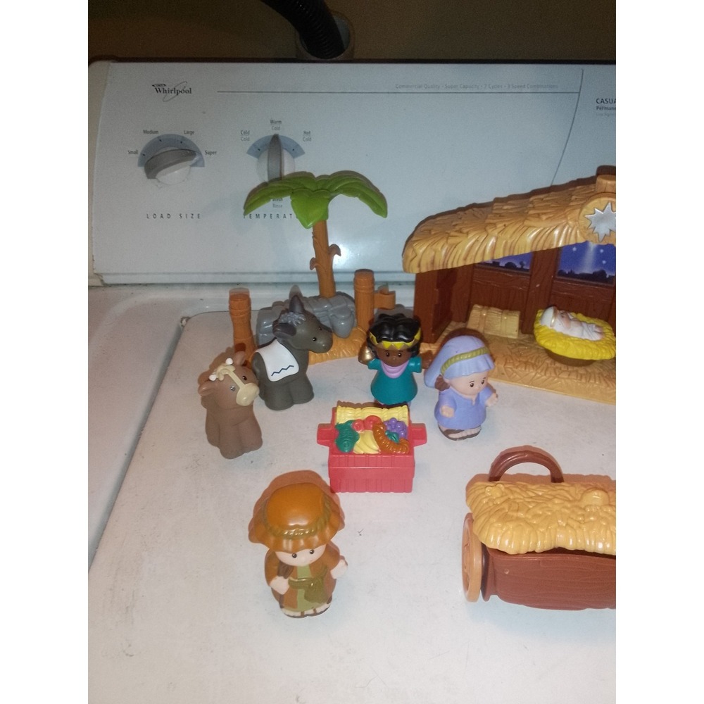 Fisher Price My Little People Christmas Nativity Scene 16 Piece Lot - Picture 6 of 9